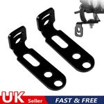 2X Motorcycle Extension Bracket Headlight Spot Light Mount Clamp Holder L Shaped