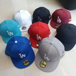 Los Angeles Dodgers Hat Fitted LA 59FIFTY Solid Color Series Basic Stitched Cap
