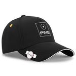 PING Classic Men Summer Golf Quick drying breathable hat Fashion casual visor