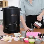 8L Wax Melter Electric Melting Pot Machine Pour Spout Candle Soap Making 30-100℃