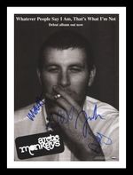 ARCTIC MONKEYS ENTIRE GROUP AUTOGRAPHED SIGNED & FRAMED PHOTO PRINT