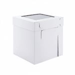 Corrugated Cake Box Pre-Folded Window Cake Box Eco-Friendly Paperboard for Party
