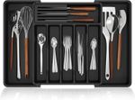 Extendable Cutlery Tray Drawer Organiser Insert For Kitchen Utensils Storage UK
