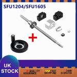 SFU1605/SFU1204 Ball Screw L250 - 1500MM End Machined Ballscrew Set + handwheels