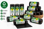 Dog Poo Bags Extra Strong Large Dog Poop Tie Handles Doggy Bags Recyclable