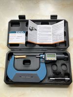 Digital Outside Micrometer 75-100mm 0.001mm Electronic LCD Gauge + Case