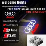 2x For Audi A1 A3 A4 A5 Q3 Q5 Q7 A6 A7 S3 S4 S5 R8 HD Door Shadow Welcome Light