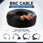 BNC DC POWER CAMERA EXTENSION CABLE CCTV SECURITY CAMERA DVR VIDEO RECORD LEAD
