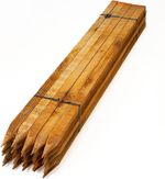 10 x Square Wooden Tree Stakes 1.5m (5ft) tall x 32mm wide pressure treated wood