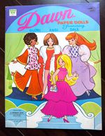 VINTAGE DAWN & HER FRIENDS UNCUT PAPER DOLLS