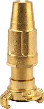 Brass Quick Release Spray Nozzle 25mm Adjustable Lockable Garden Hose Jet