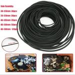 120Pcs Rubber Drive Belts Kit Cassette Tape CD DVD Player Recorder Replacement