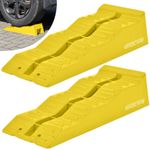 2-Pack GADLANE Caravan Levelling Ramp Set Heavy Duty Motorhome 4.5 Tonnes Yellow