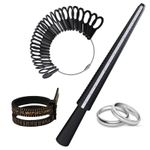 Ring Sizer Ring Stick Measuring Tool for US 1-15 / EU 41-76 Incl. Kit Ring Set