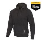 Merlin Stealth Pro Single Layer D3O Black Abrasion Resistant Motorcycle Hoodie