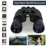 180x100 Military Zoom Powerful Binoculars Optics Day Night Hunting with Case