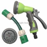 TEN SETTING Spray Gun With 2 Connectors for both ends of your Hose Pipe NEW