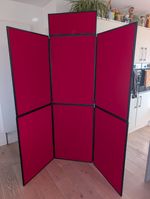 Portable Exhibition 6 Panel Display Wonderwall Stand w Bag & Header, BRIGHTON 