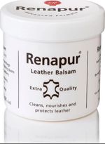Renapur Leather Balsam, Natural Balm, Conditioner and Restorer (200 ml + Sponge)