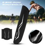 E-Bike Battery Protective Cover Neoprene Thermal Guard Fits 30-40cm Black New