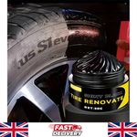 Black Shiny Tire Wax - Durable, Long-Lasting Protection and Repair for All Kinds
