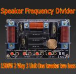 1500W 2Way 3Unit One tweeter two bass Speaker Frequency Divider Crossover Filter