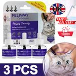 Feliway Optimum 3 x 30 Day Refill 48ml | Cat Calming Diffuser Refills Value Pack