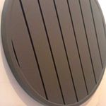 Bolero Aluminium Round Table Top in Grey - Durable, Corrosion Resistant - 580mm