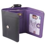 Women RFID Real Leather Money Purse Ladies Short Small Coin Card Holder Wallet