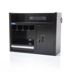 SGS 30in Wall Mounted Power Tool Storage Rack, Charging Station & Steel Cabinet