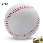 2Pcs 7cm Softball Training Softball Hand Sewing Practice Hard Ball Sports
