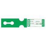 250 x Tough Tag Plastic PAT Testing Labels - Passed