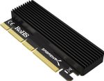 M.2 SSD NVMe to PCIe Adapter with Aluminum Heatsink and Thermal Pad - Sabrent