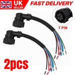 2 Rear Tail Light Connector for Mercedes-Benz Sprinter Prewired Repair Plug 7PIN