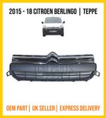 CITROEN BERLINGO FACELIFT 2015 - 2018 FRONT BUMPER GRILL & CHROME SURROUND/BADGE