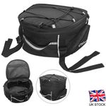 Motorcycle Helmet Tail Bag Luggage Pack Seat Waterproof Rear Box Storage Saddle