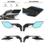 Stealth Max Adjustable Mirror Rearview Mirrors 2025 For YAMAHA MT-09 MT-07 MT10