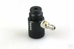 90 Degree Remote Line Adapter with One Way Valve for Paintball Air Tanks