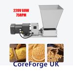 Upgrade Electric Grain Mill Barley Grinder Malt Crusher Grain HomeBrew Mill 220v