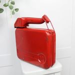 Vintage 1950s Red Fuel Can. Has Built-In Hinged Filler Neck & Holds 1 Gallon.