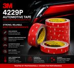 3M 4229P 5MM TO 50MM DOUBLE SIDED FOAM TAPE AUTOMOTIVE TAPE, MULTIPLE LISTING