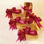 Mini box with 2 Belgian Chocolates Ideal Party favours Wedding favours pack of 5