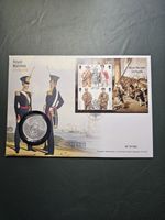 Royal Marines Uniforms Silver Proof Coin Cover with COA Royal Mint LTD Edition