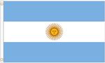 Argentina World Cup Polyester Flag - Choice of Sizes