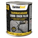 Tarmac Liquid Crack Repair Filler Easy Use & Fast Drying Solution 1L & 5L Sizes