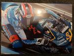 BRADLEY SMITH HAND SIGNED A4 PHOTO 125CC ASPAR TECH 3 YAMAHA MOTOGP KTM