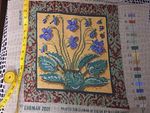 Ehrman Finished Needlepoint Floral Design Canvas Panel 2001