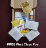 300 Gold Leaf Sheets 24K Gold Colour Art Crafts Design Gilding Framing Kit