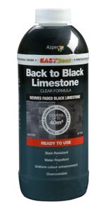 EASY Back to Black Limestone Sealer 1Litre - Ready to use. Covers up to 40m2