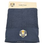 Official Ryder Cup23 Team Europe Retro Stripe Caddy Towel NAVY